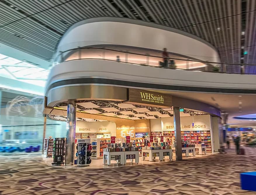WHSmith store at Singapore Changi Airport